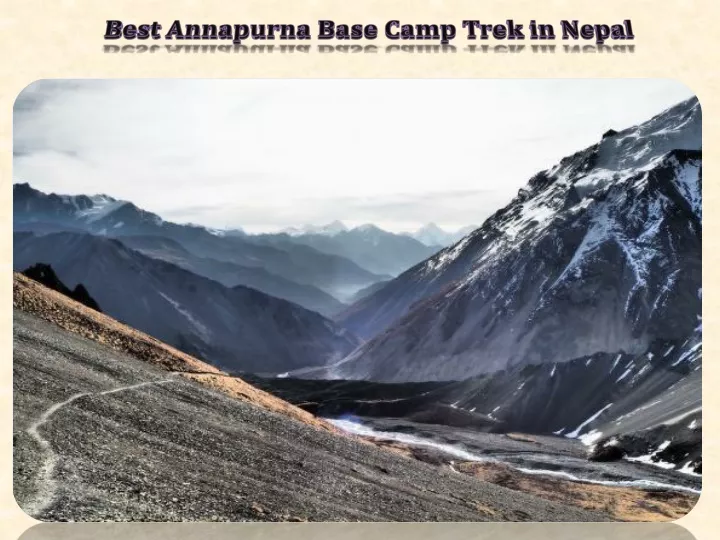 best annapurna base camp trek in nepal