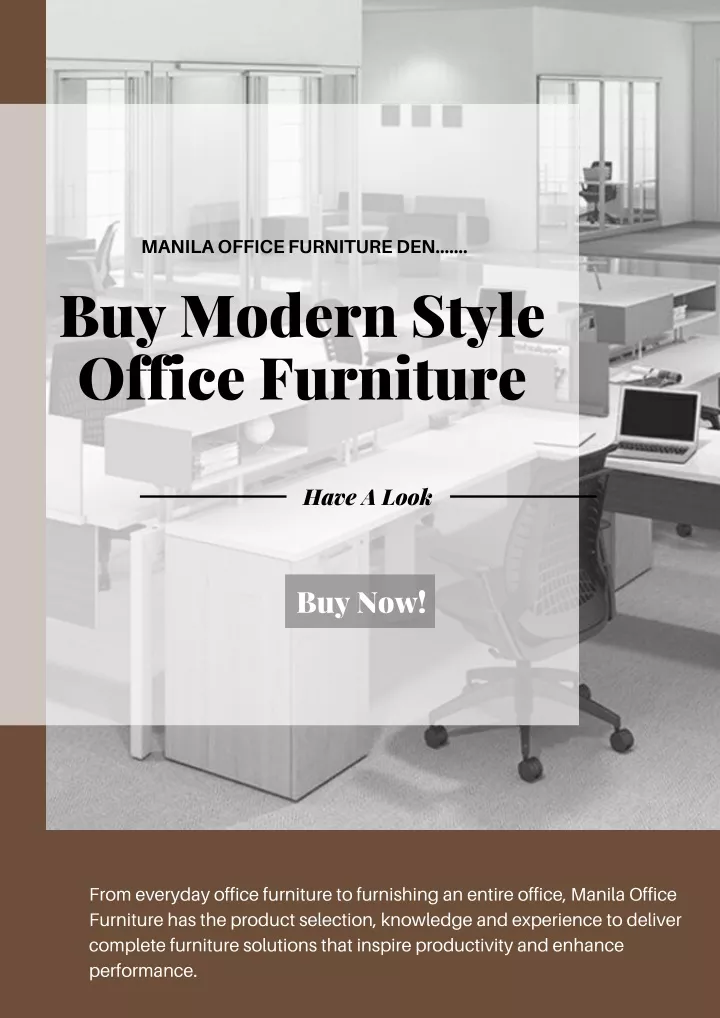 manila office furniture den buy modern style