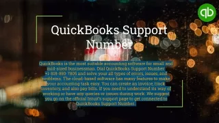 QuickBooks Support Number:  1-818-850-7805