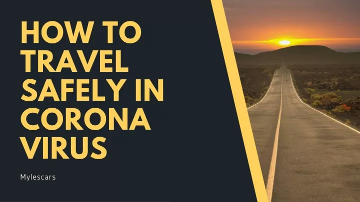 how to travel safely in corona virus