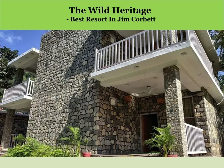 the wild heritage best resort in jim corbett