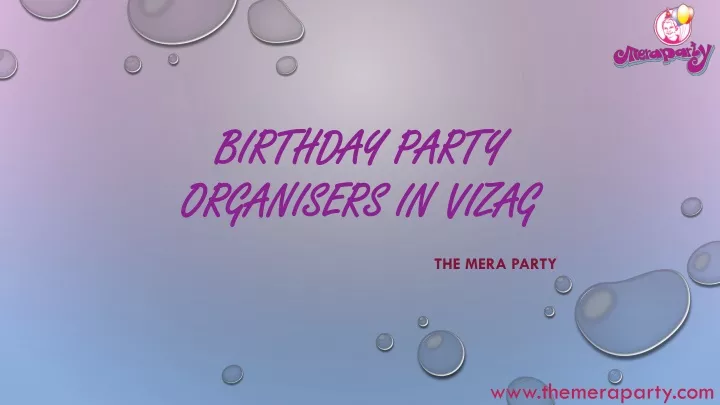 birthday party organisers in vizag