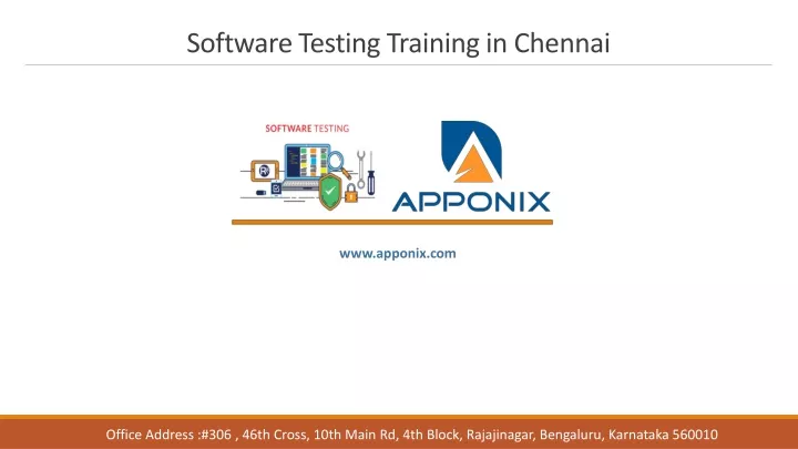 software testing training in chennai