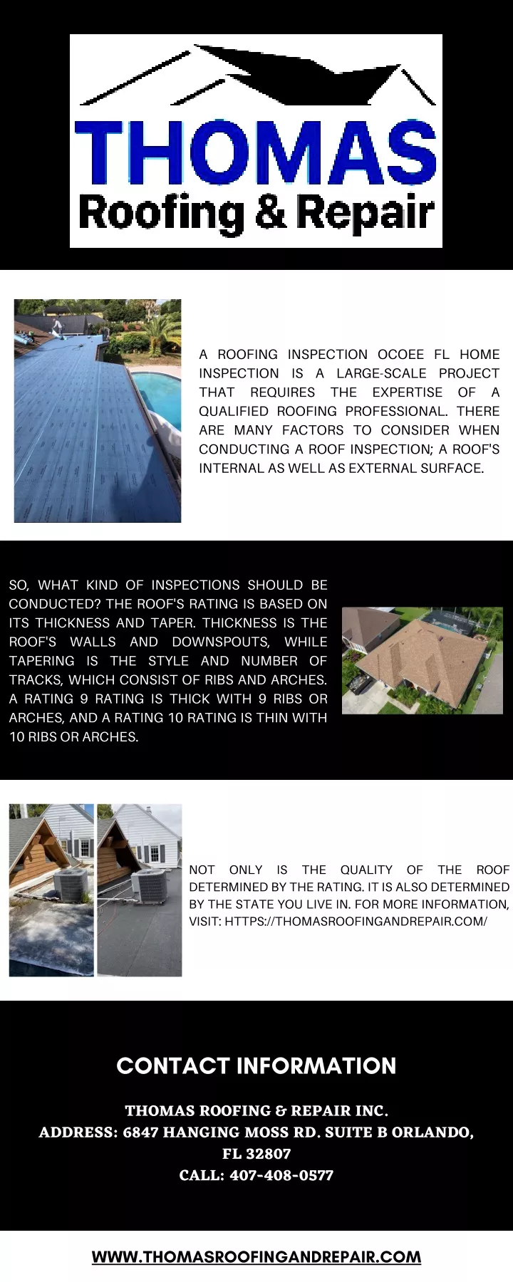 a roofing inspection ocoee fl home