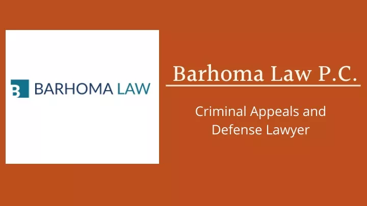 barhoma law p c