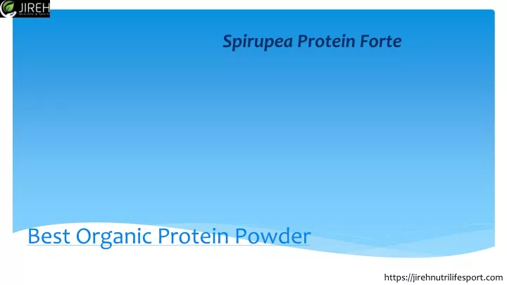 best organic protein powder