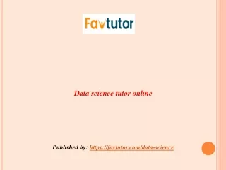 Data science tutor online