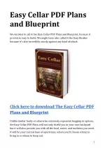 Easy Cellar PDF Plans and Easy Cellar Blueprint Download - slide 1