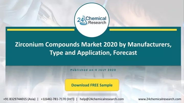 zirconium compounds market 2020 by manufacturers