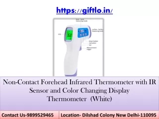 Buy Non-Contact Forehead Infrared Thermometer with IR Sensor online India