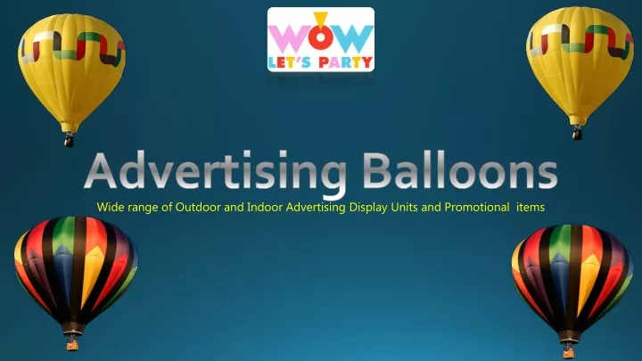advertising balloons