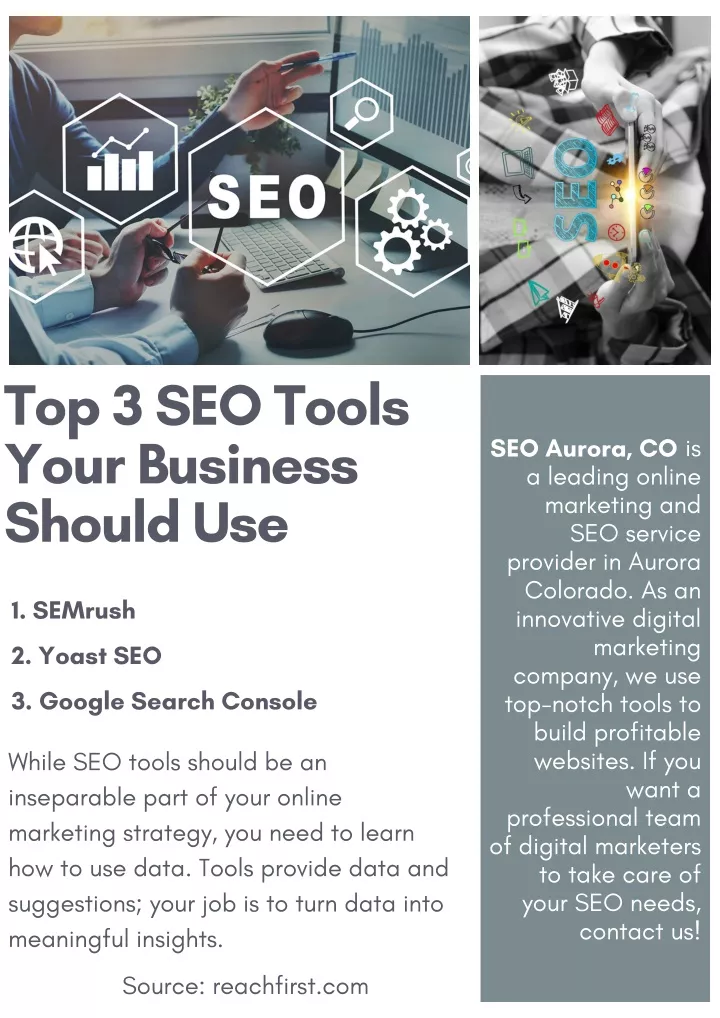top 3 seo tools your business should use