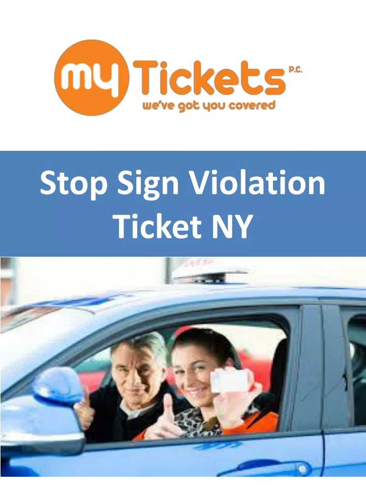 stop sign violation ticket ny