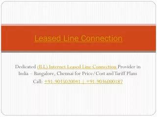 leased line connection