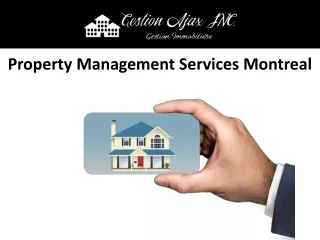 Property Management Services Montreal