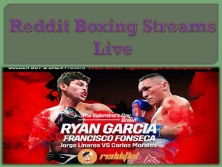 Reddit Boxing Streams Live