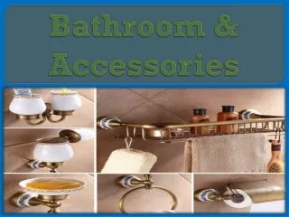 bathroom accessories