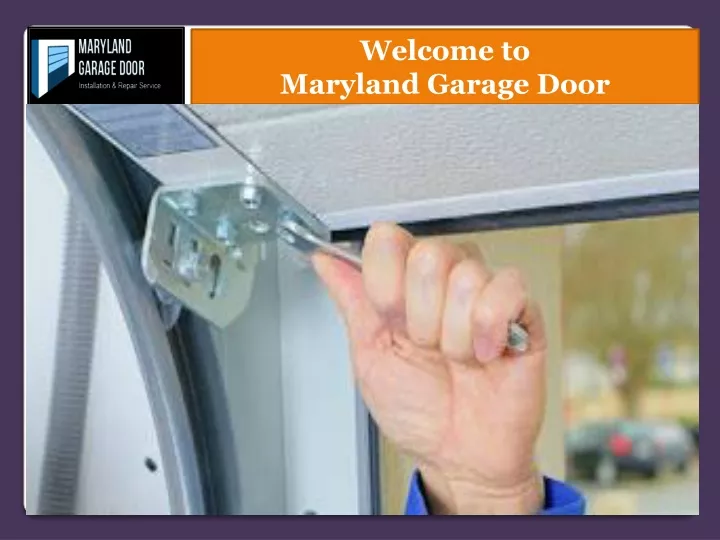 welcome to maryland garage door