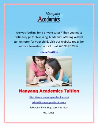 are you looking for a private tutor then you must