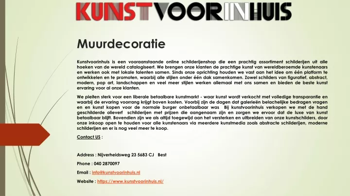 muurdecoratie