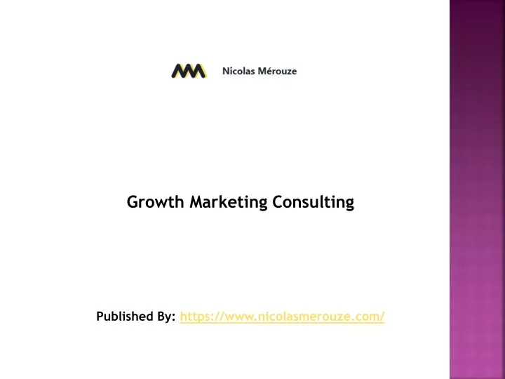 growth marketing consulting published by https