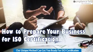 How to Prepare Your Business for ISO Certification