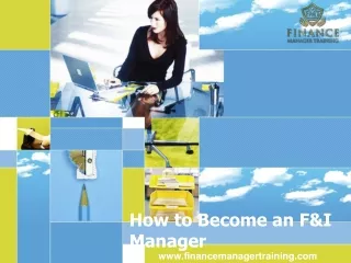 how to become an f i manager