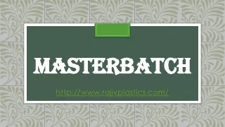 masterbatch