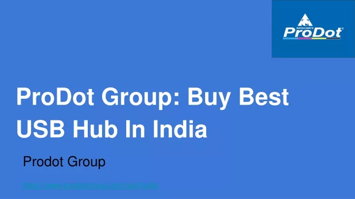 prodot group buy best usb hub in india