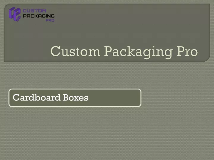 custom packaging pro