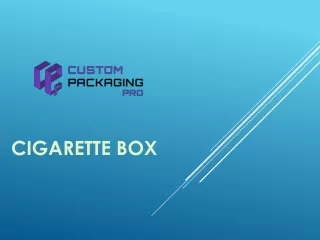 cigarette box