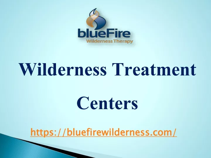 wilderness treatment centers