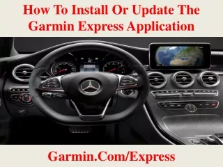 How to Install or Update the Garmin Express Application