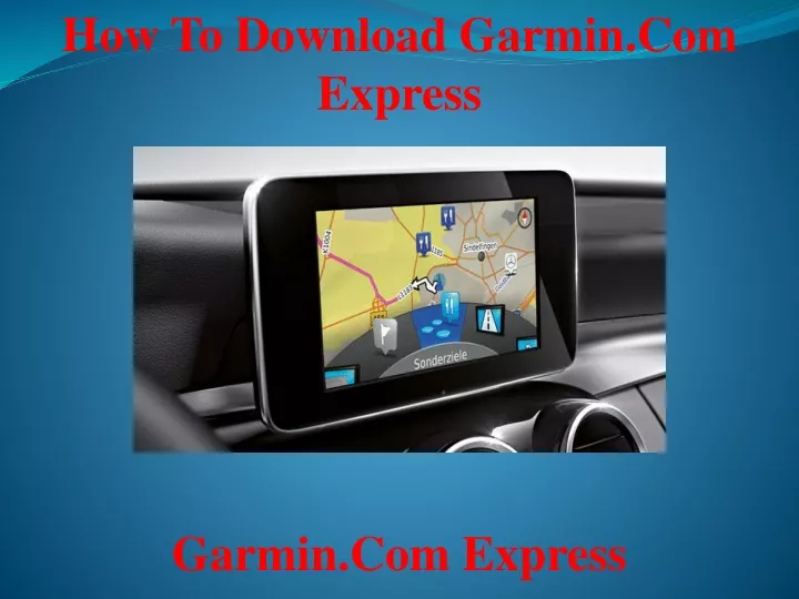 how to download garmin com express