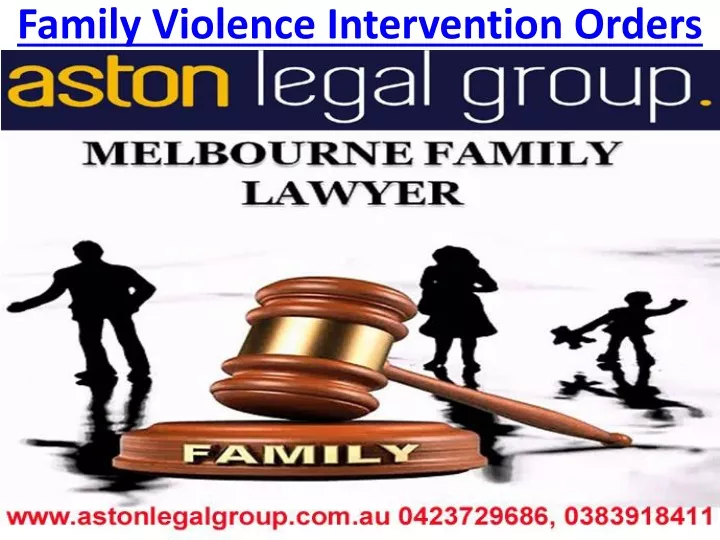 family violence intervention orders