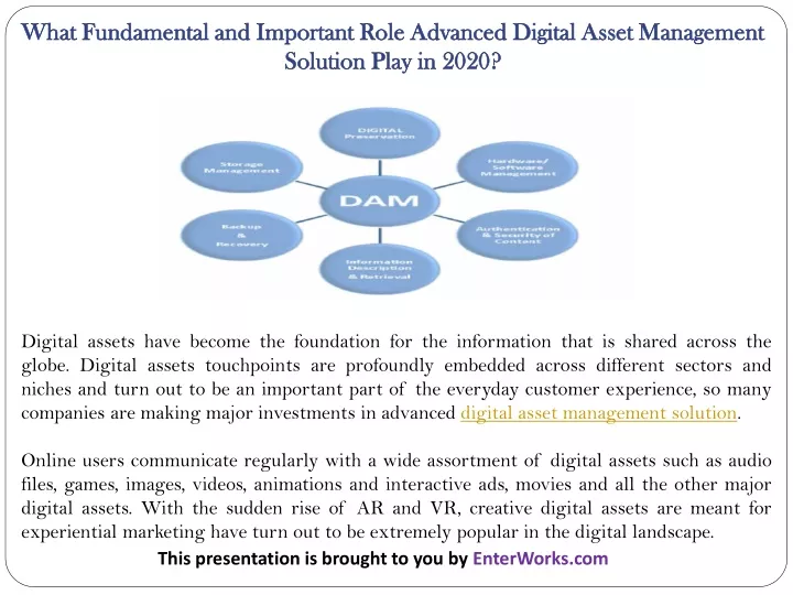 what fundamental and important role advanced