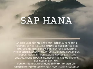 sap hana