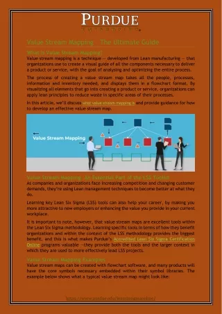 value stream mapping the ultimate guide