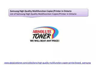Samsung High Quality Multifunction Copier/Printer in Ontario