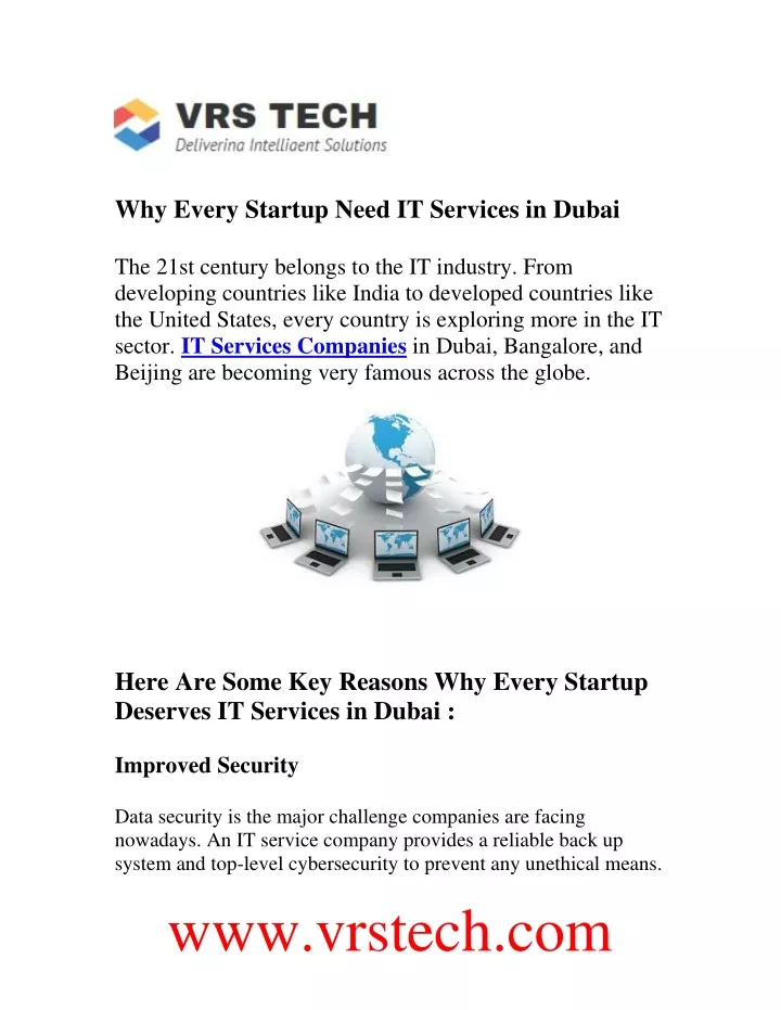 why every startup need it services in dubai
