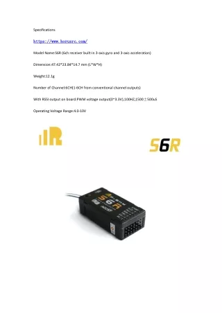 specifications