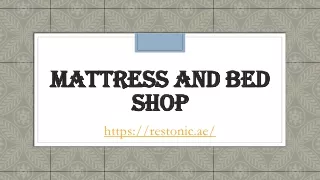 mattress and bed shop