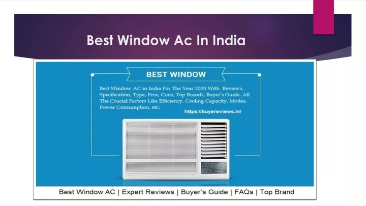 best window ac in india