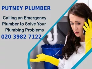 Emergency Plumbers In Putney - Putney Plumber