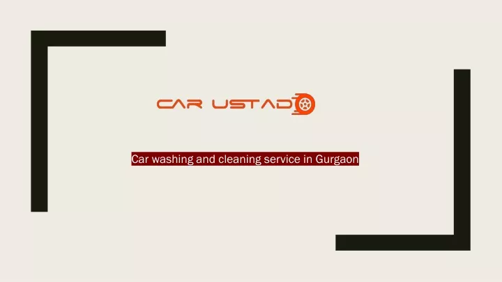 car washing and cleaning service in gurgaon