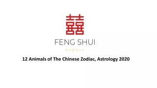 12 Animals of The Chinese Zodiac, Astrology 2020
