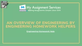 an overview of engineering by engineering