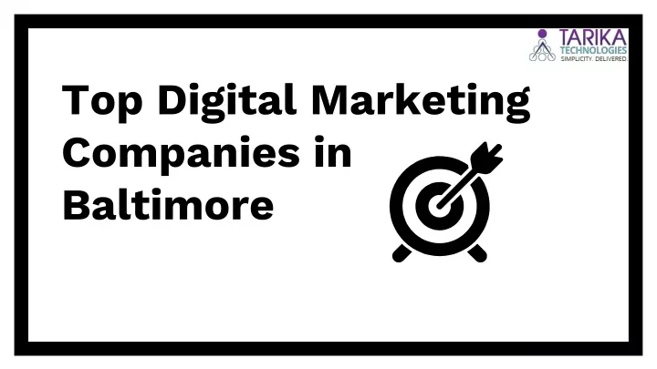 top digital marketing companies in baltimore