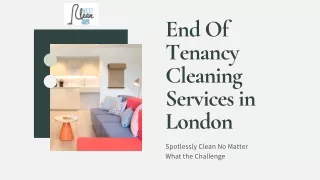 Professional End Of Tenancy Cleaning Services | West Clean Ltd