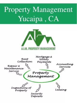 Property Management Yucaipa , CA